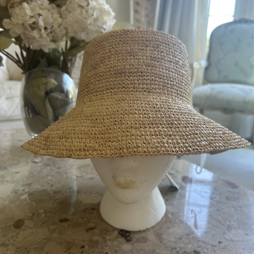 New! Woven Straw Sun Hat by Wyeth.